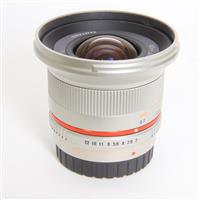Used Samyang 12mm f/2 NCS CS Ultra Wide Lens Micro Four Thirds Silver