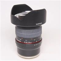 Used Samyang 14mm f/2.8 ED AS IF UMC Ultra Wide Angle Lens Sony E