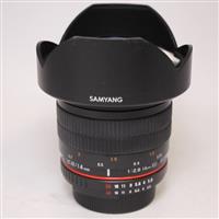 Used Samyang 14mm f/2.8 ED AS IF UMC Ultra Wide Angle Lens Nikon F Mount
