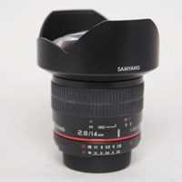 Used Samyang 14mm f/2.8 ED AS IF UMC Ultra Wide Angle Lens Nikon F