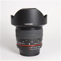 Used Samyang 14mm f/2.8 ED AS IF UMC Ultra Wide Angle Lens Nikon F