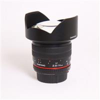 Used Samyang 14mm f/2.8 ED AS IF UMC Ultra Wide Angle Lens Nikon F