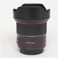 Used Samyang MF 14mm F/2.8 RF Ultra Wide Angle Lens Canon RF Mirrorless