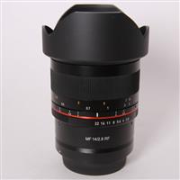 Used Samyang MF 14mm F/2.8 RF Ultra Wide Angle Lens Canon RF Mirrorless