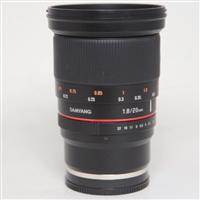 Used Samyang 20mm f/1.8 ED AS UMC Sony E-Mount FE Lens