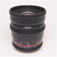 Used Samyang 16mm T2.2 VDSLR ED AS UMC CS II Cine Lens Canon EF