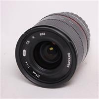 Used Samyang 21mm F1.4 CSC - Fuji X
