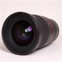 Used Samyang 24mm f/1.4 ED AS IF UMC Wide Angle Lens Sony E