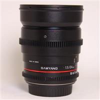 Used Samyang 24mm T1.5 ED ES UMC VDSLR - Canon Fit