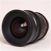 Used Samyang 24mm T1.5 ED ES UMC VDSLR - Canon Fit