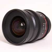 Used Samyang 24mm T1.5 VDSLR II Cine Lens Canon EF