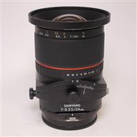 Used Samyang T-S 24mm f/3.5 ED AS UMC - Sony A-Mount Fit