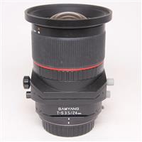 Used Samyang T-S 24mm f/3.5 ED AS UMC Lens - Canon Fit