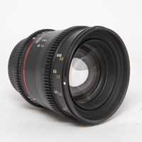 Used Samyang 50mm T1.5 VDSLR AS UMC CS Cine Lens Canon EF