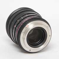 Used Samyang 50mm T1.5 VDSLR AS UMC CS Cine Lens Canon EF