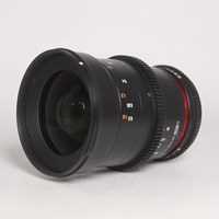 Used Samyang 35mm T1.5 VDSLR AS UMC II Cine Lens Canon EF