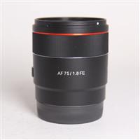 Used Samyang 75mm f/1.8 AF lens - Sony E