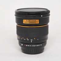 Used Samyang 85mm f/1.4 IF MC Asph - Pentax Fit