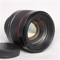 Used Samyang AF 85mm f/1.4 FE Lens Sony E