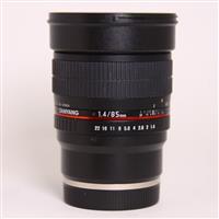 Used Samyang 85mm f/1.4 AS IF UMC Lens - Sony E Mount