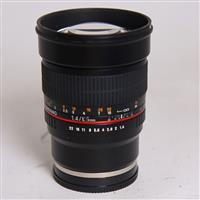 Used Samyang 85mm f/1.4 AS IF UMC Lens - Sony E Mount