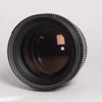 Used Samyang 85mm T1.5 VDSLR AS IF UMC II Cine Lens Canon EF