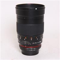 Used Samyang 135mm f/2 ED UMC Telephoto Lens Nikon F