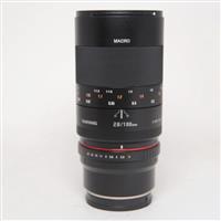 Used Samyang 100mm f/2.8 ED UMC Macro Lens Fujifilm X