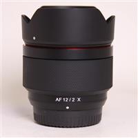 Used Samyang AF 12mm f/2.0 Ultra Wide Angle Lens Fujifilm X