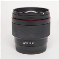Used Samyang AF 12mm f/2 Lens For Sony E