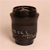 Used Zeiss Milvus 35mm f/2 Distagon T* ZF.2 Standard Prime Lens Nikon F