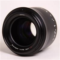 Used Zeiss Milvus 50mm f/1.4 Distagon T* ZF.2 Lens Nikon F
