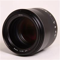 Used Zeiss Milvus 85mm f/1.4 Planar T* ZF.2 Telephoto Lens Nikon F