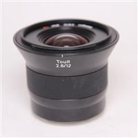 Used Zeiss Touit 12mm f/2.8 Distagon T* Lens Sony E