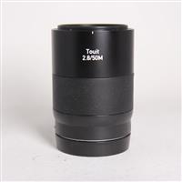 Used Zeiss Touit 50mm f/2.8M Planar T* Macro Lens Sony E