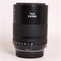 Used Zeiss Touit 50mm f/2.8M Planar T* Macro Lens Fujifilm X