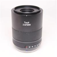 Used Zeiss Touit 50mm f/2.8M Planar T* Macro Lens Fujifilm X