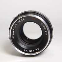 Used ZEISS Planar T* 50mm F/1.4 ZE Lens - Canon Fit