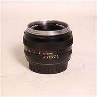 Used ZEISS Planar T* 50mm F/1.4 ZE Lens - Canon Fit