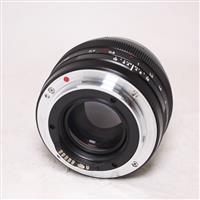 Used ZEISS Planar T* 50mm F/1.4 ZE Lens - Canon Fit