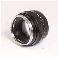 Used ZEISS Planar T* 50mm F/1.4 ZE Lens - Canon Fit