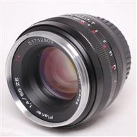 Used ZEISS Planar T* 50mm F/1.4 ZE Lens - Canon Fit