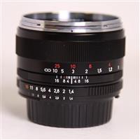 Used ZEISS Makro-Planar T* 50mm F/1.4 ZF2 Nikon