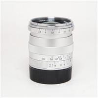Used Zeiss Biogon T* 21mm f/2.8 ZM Lens Silver Leica M