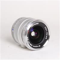 Used Zeiss Biogon T* 21mm f/2.8 ZM Lens Silver Leica M