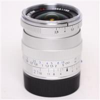 Used Zeiss Biogon T* 21mm f/2.8 ZM Lens Silver Leica M