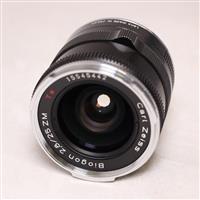 Used Zeiss Biogon T* 25mm f/2.8 ZM Lens Black Leica M