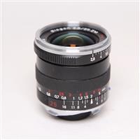 Used Zeiss Biogon T* 25mm f/2.8 ZM Lens Black Leica M