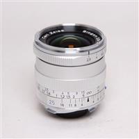 Used Zeiss Biogon T* 25mm f/2.8 ZM Lens Silver Leica M