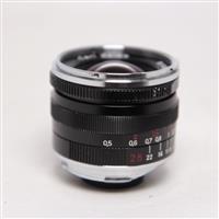 Used Zeiss Biogon T* 28mm f/2.8 ZM Lens Black Leica M